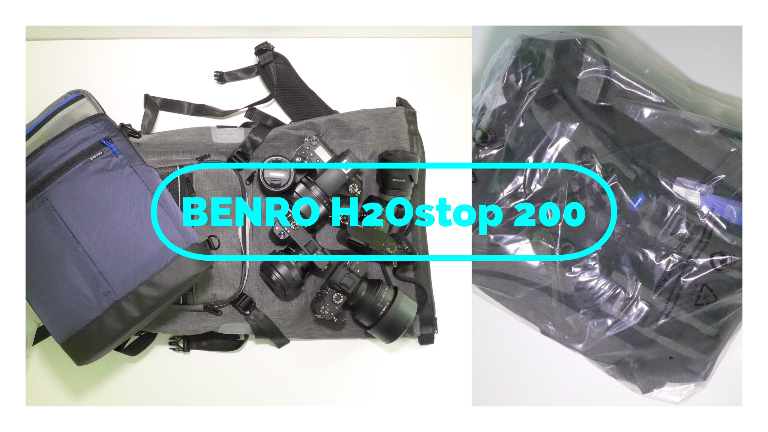 H2Ostop – die neue Serie von Benro – hier der H2Ostop 200 Foto-Rucksack