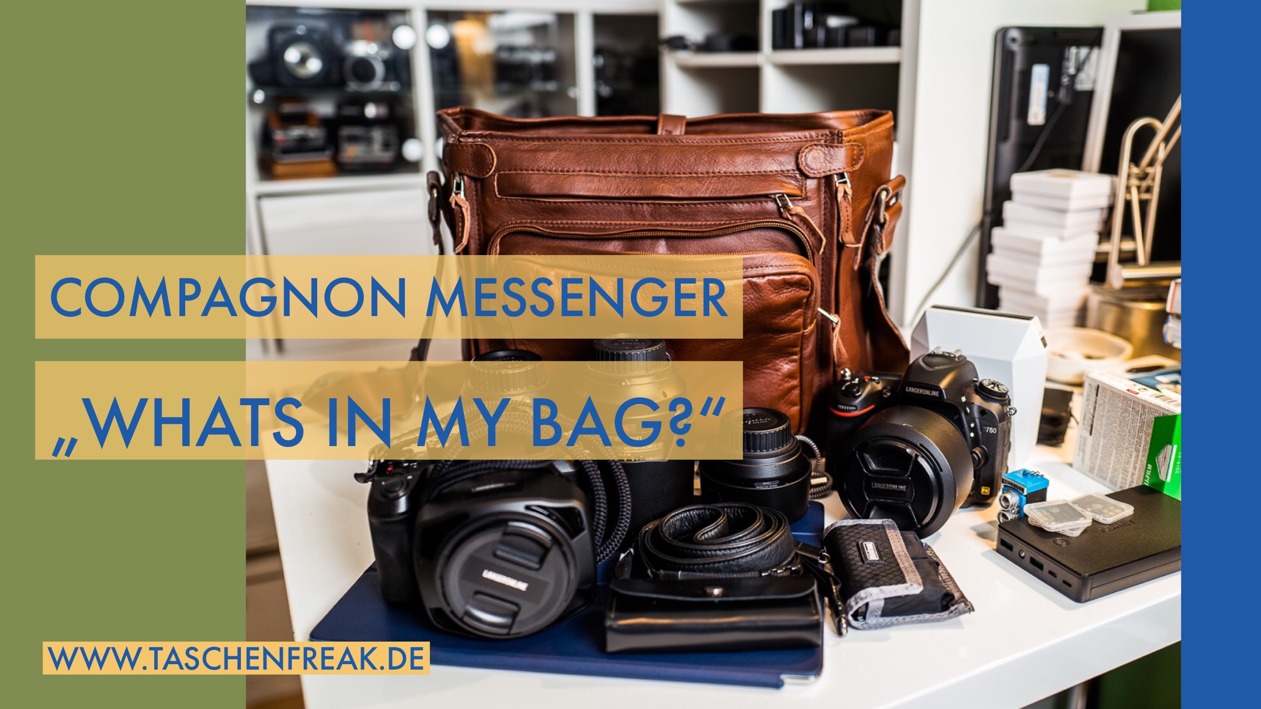 Ein Auspack-Video zur Compganon Messenger –  “Whats in my Bag?”
