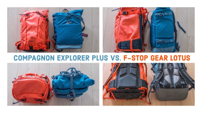 f-Stop Gear Lotus vs. Compagnon Explorer Plus Backpack – zwei aus der „Königsklasse“