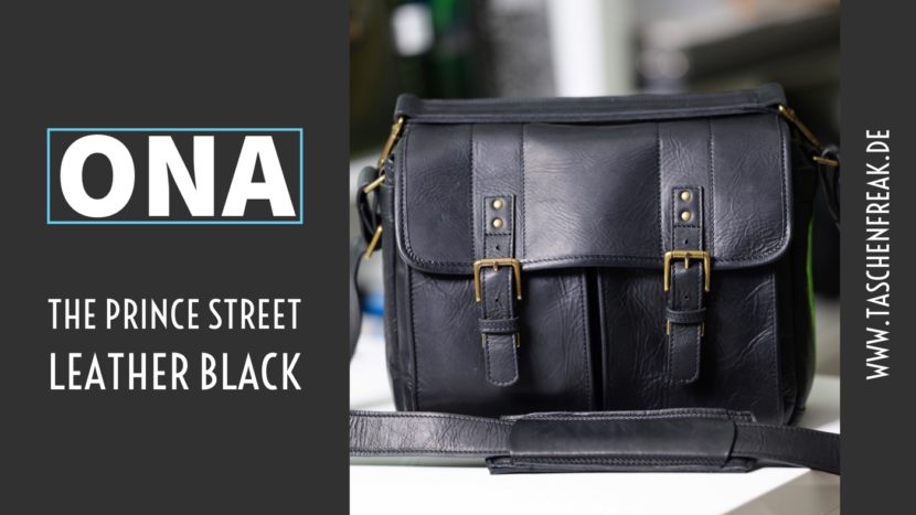 Die ONA The Prince Street – in schwarzem Leder – in der näheren Betrachtung