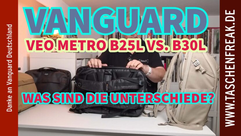 🎒 Vanguard VEO METRO Vergleich – 25L vs. 30L – Was sind die Unterschiede?