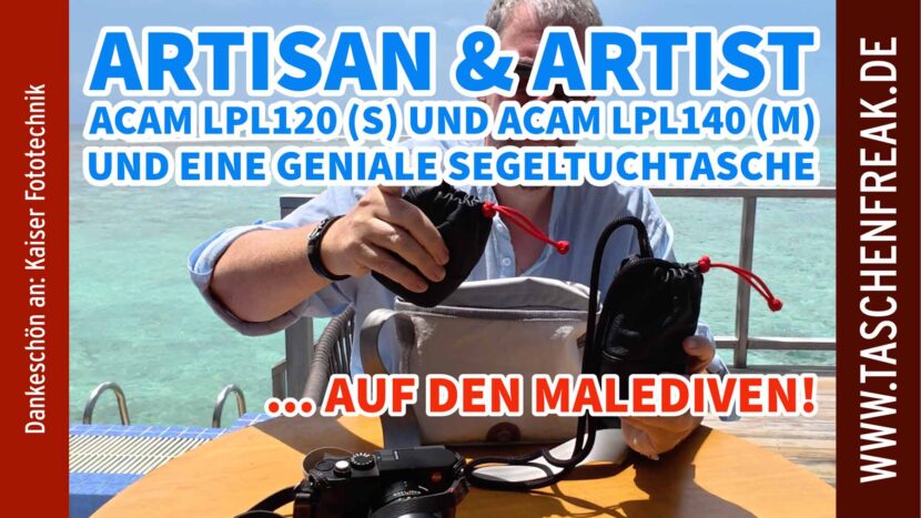 360° Segeltuch-Tasche & Artisan and Artist Lederbeutel – Stil trifft Nachhaltigkeit